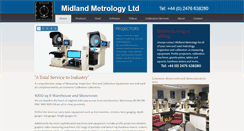 Desktop Screenshot of midland-metrology.co.uk